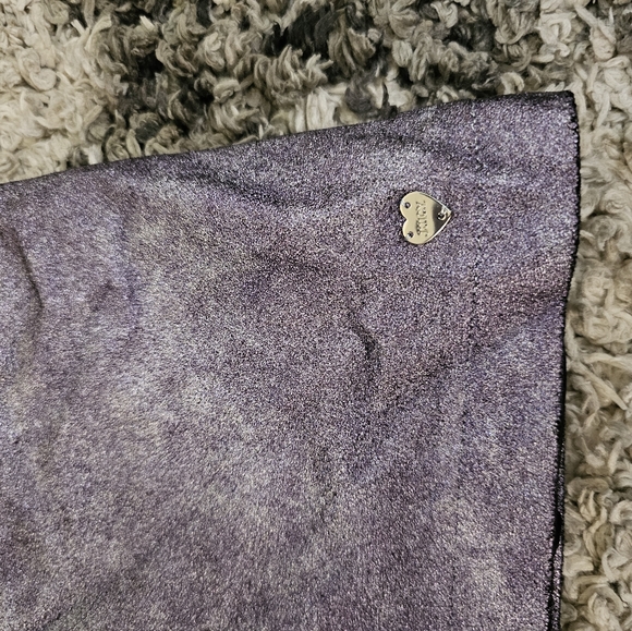 Girls Metallic Purple Juicy Couture Skirt Size 7 - Picture 5 of 5